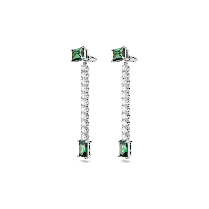 Swarovski Matrix Crystal embellished Drop Earrings-1