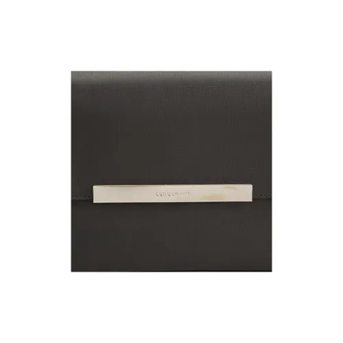 LONGCHAMP Cow Leather Small Square Bag Shoulder Bag Crossbody Bag Small Size Women's Black