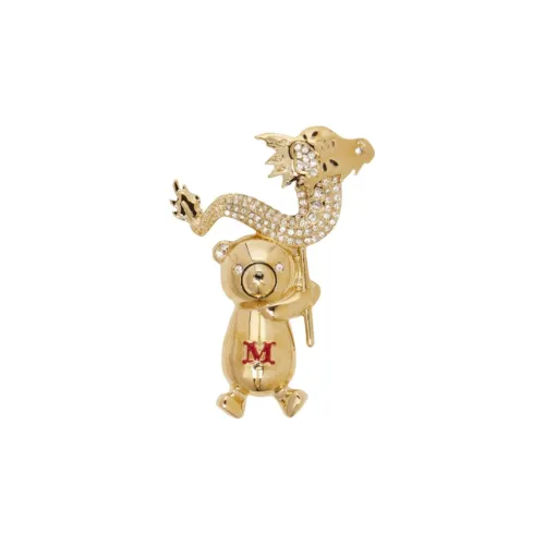 MaxMara Metal Brooches Women's Gold
