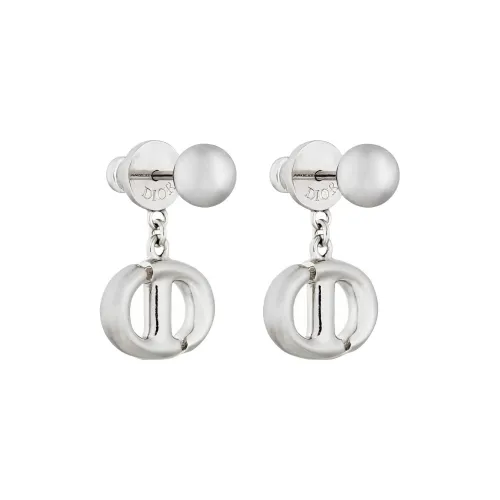 DIOR Earrings Women's Silver