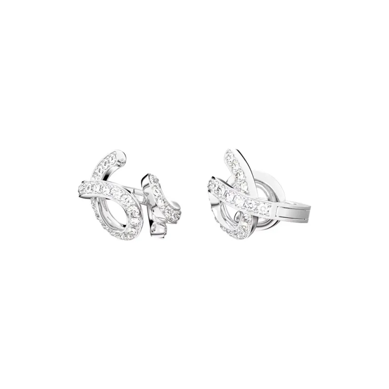 Swarovski Fluenta Earrings Women's Silver-1