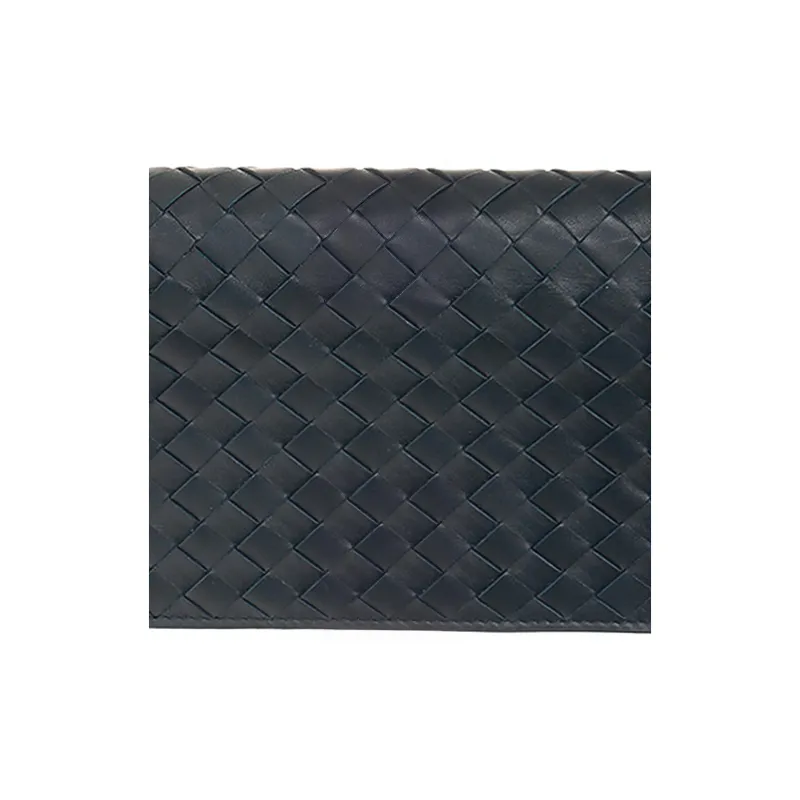 Bottega Veneta Calfskin Wallet Men's Dark Blue-3