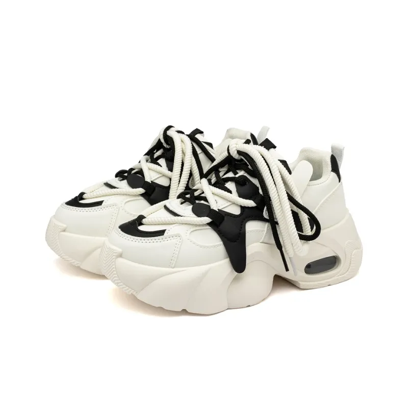 MEXICAN Anti Slip Wear Resistant Mid Top Chunky Sneakers Women's-12