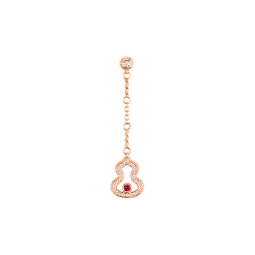 Qeelin Wulu Earrings Women's Rose Gold