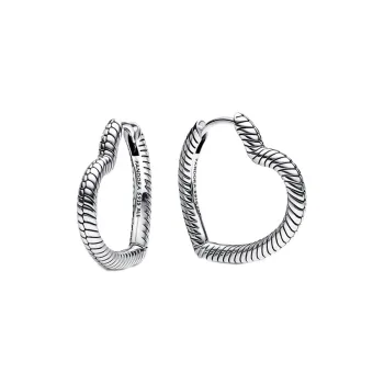 Pandora MOMENTS 925 Sterling Silver Earrings Women's