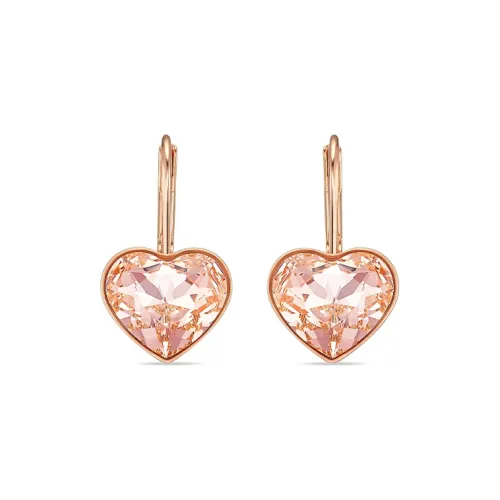 Swarovski Bella V Earrings Women's Rose Gold-Tone Plated