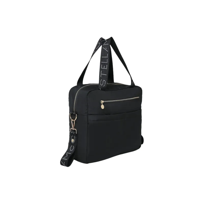 Stella McCartney Logo Strap Zipped Shoulder Bag-1