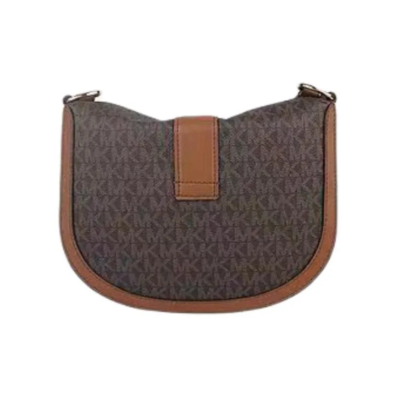 MICHAEL KORS Gabby Canvas Hobo Bag Shoulder Bag Crossbody Bag Small Size Women's Brown-4