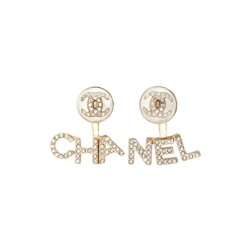 CHANEL Earrings Women's Gold