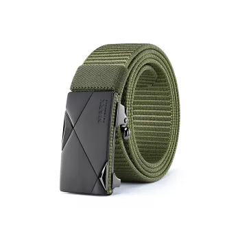 FAIRWHALE Fashion Sports Minimalist Style Belt Pants Belt Men's Width 3.5CM