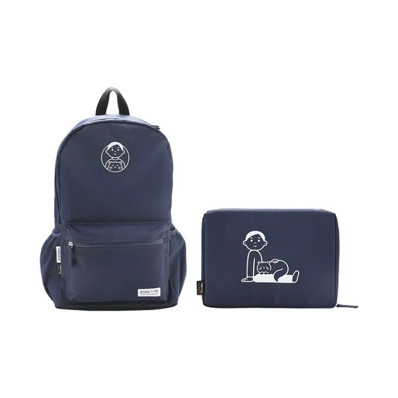 KOKUYO Noritake Collaboration Nylon Backpack Regular Unisex White/Blue-0