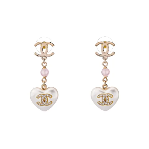 CHANEL Earrings Women's Gold