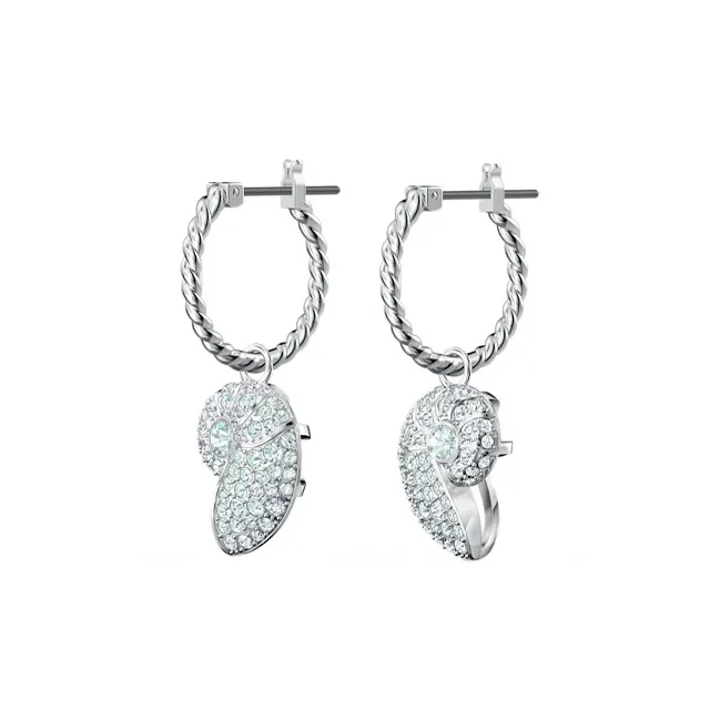 Swarovski Earrings Women's Aqua Green-1