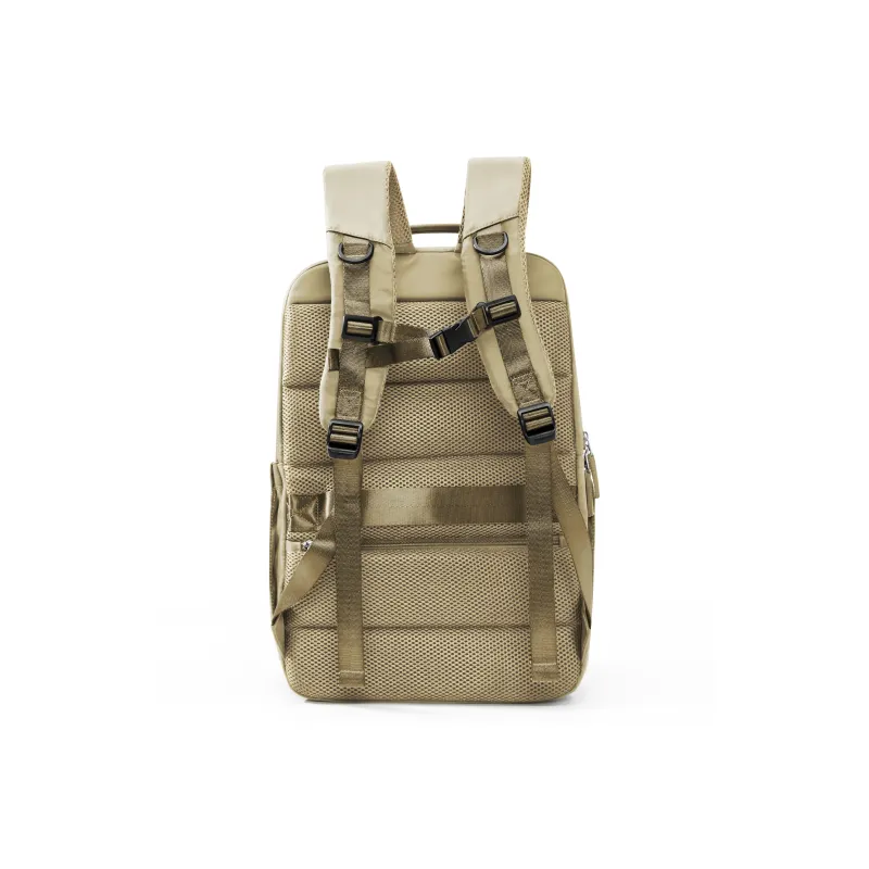 RIOREX Fabric Backpack Large Size Unisex Black/Khaki/Ecru/Army Green/Sea Blue-19