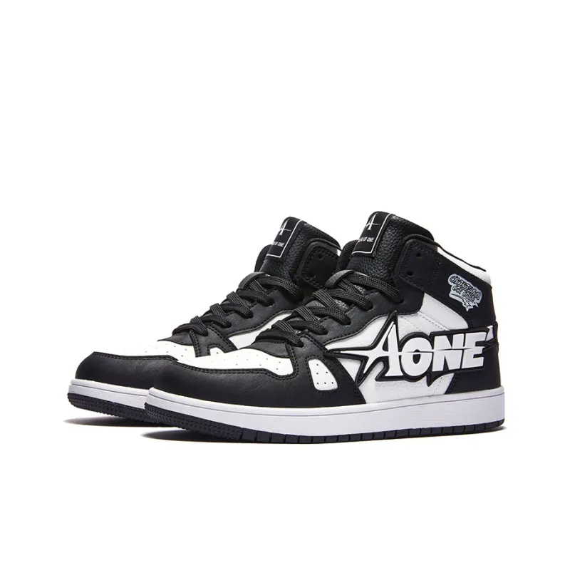 A1 Cushioning, Abrasion Resistant, Height Increasing High Top Skateboard Shoes Unisex-0