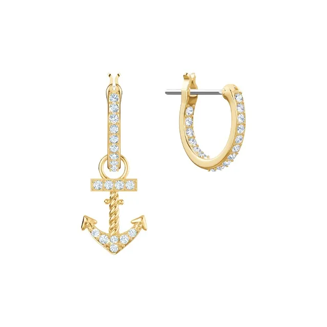 Swarovski Ocean Earrings Women's Gold-2