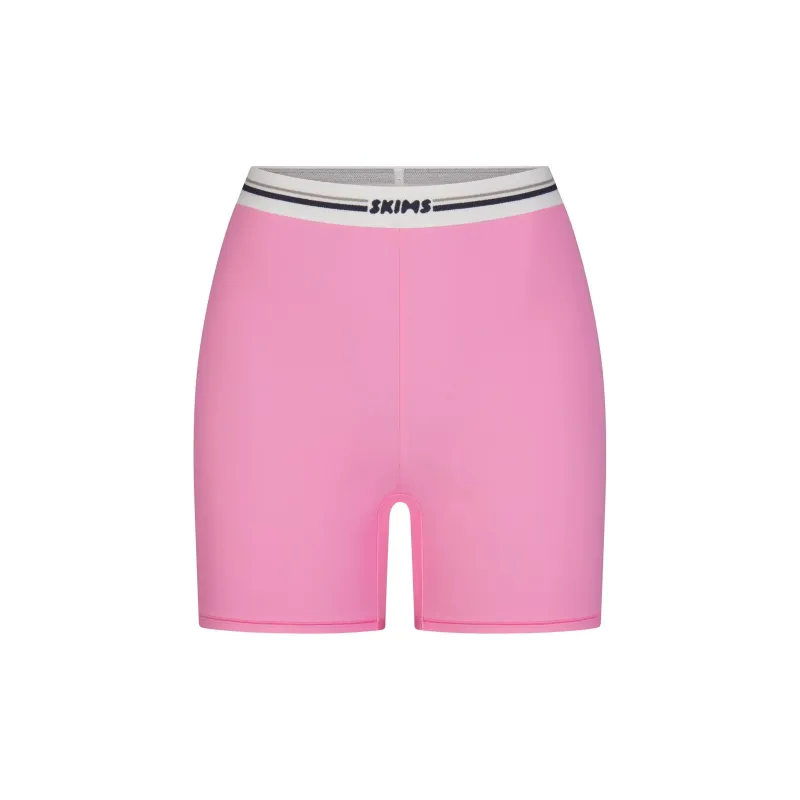 SKIMS FITS EVERYBODY Series LOGO BIKE SHORT Leggings Women's SUGAR PINK/Sugar Pink-0