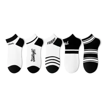 SALOATO Ankle Socks Men's 5 Pack
