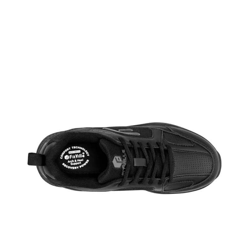 Fitville Casual Shoes Women's Low-Top Black-2