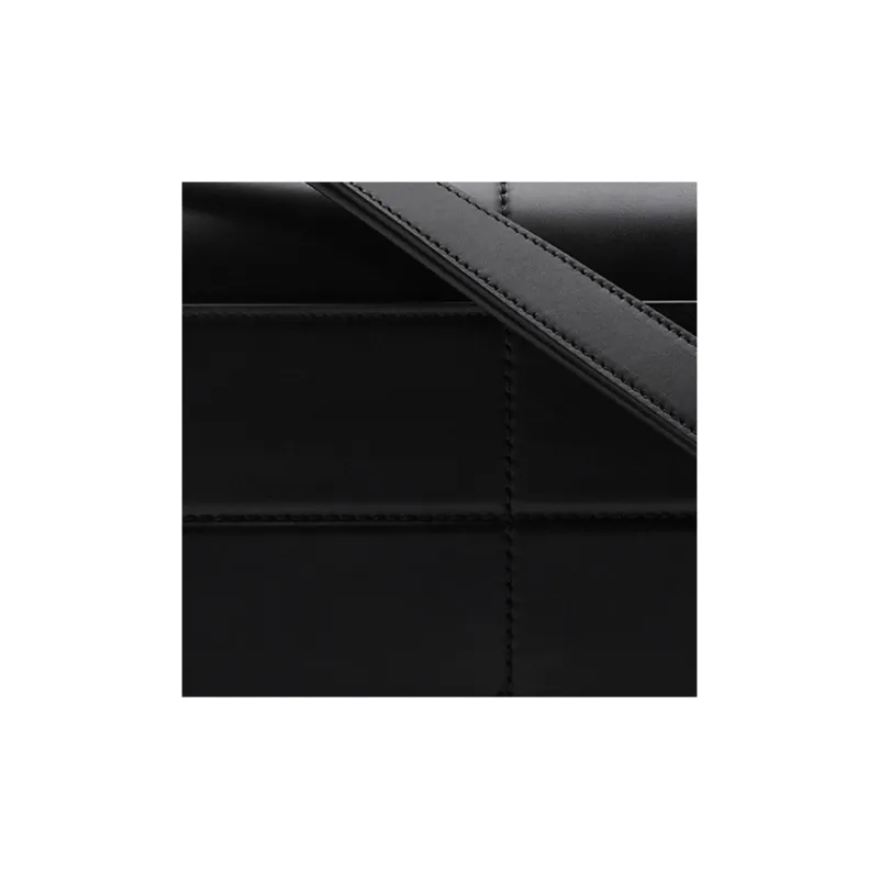 Burberry Calfskin Shoulder Bag, Crossbody Bag Women's Black-4