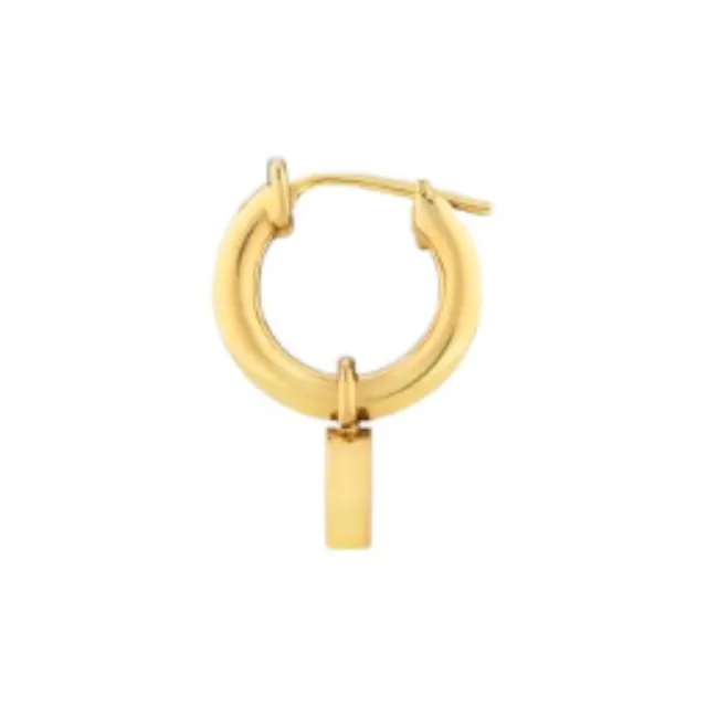 GUCCI 18K Gold Earrings Women's Gold-1
