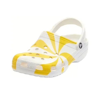 POP MART x Crocs Beach Sandals Men's White Yellow