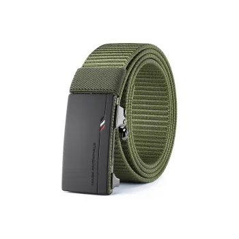 FAIRWHALE New Fashion Automatic Buckle Free Pants Belt Men's Width 3.5CM