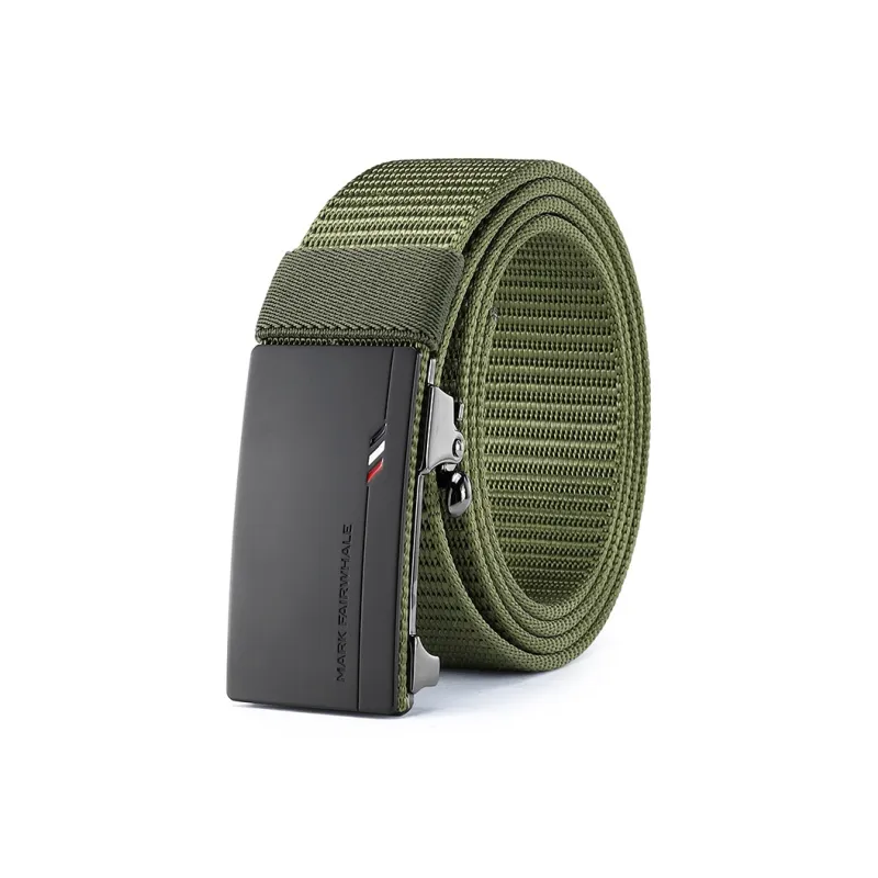 FAIRWHALE New Fashion Automatic Buckle Free Pants Belt Men's Width 3.5CM-0