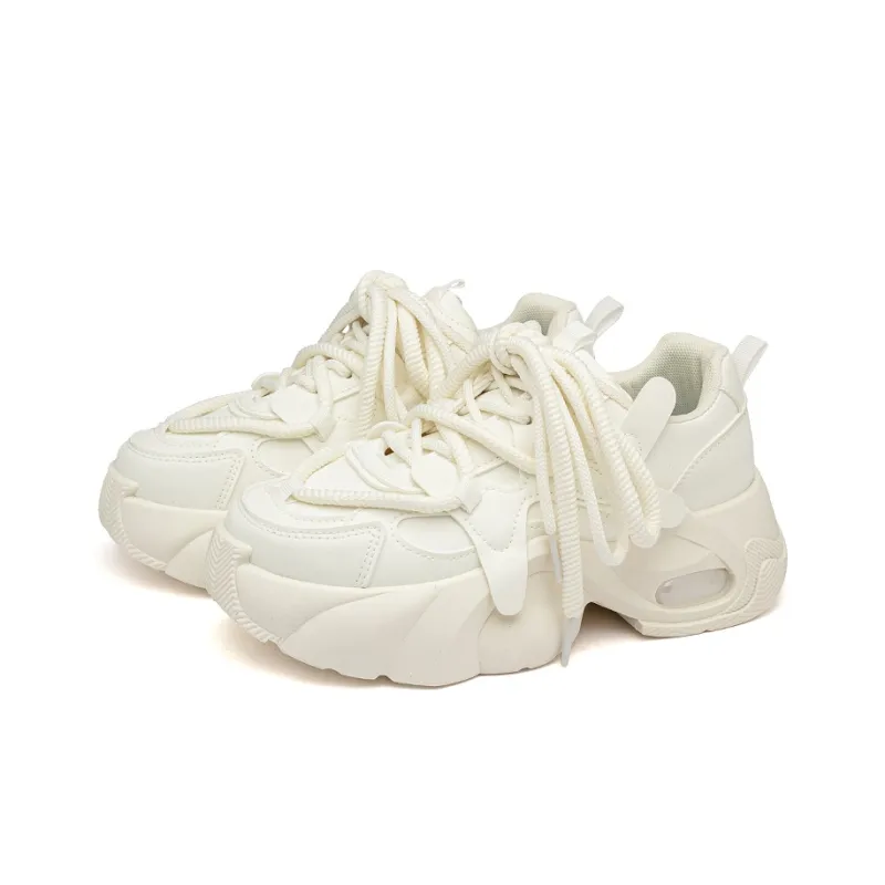 MEXICAN Anti Slip Wear Resistant Mid Top Chunky Sneakers Women's-7