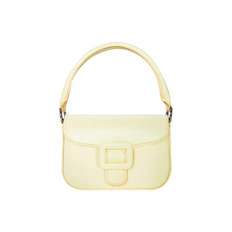 Pataya PU Crossbody Handbag Small Size Women's Yellow/White/Blue, Etc.-2