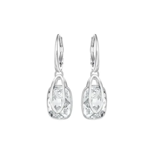 Swarovski Holding Earrings Women's Silver