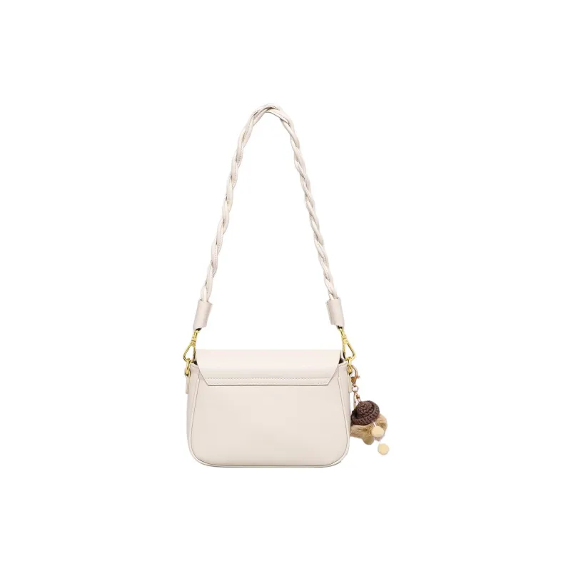 MILLIE'S Cow Leather With Synthetic Leather Shoulder Bag, Cloud Bag, Shoulder Bag Women's-3