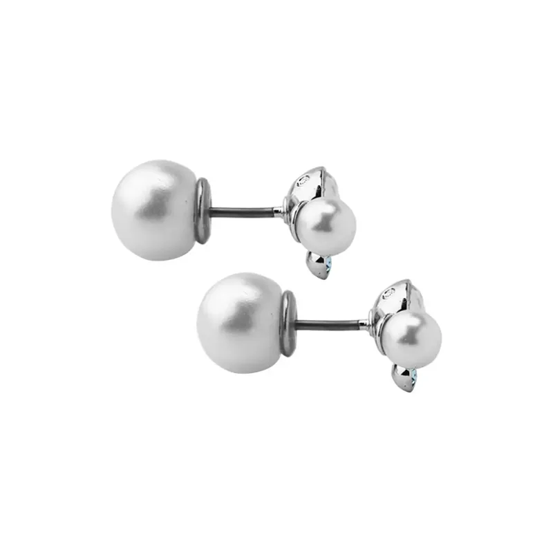 Swarovski Extra Earrings Women's Blue With White Lettering-2