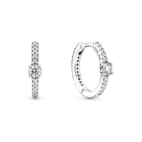 Pandora Earrings Women's Silver