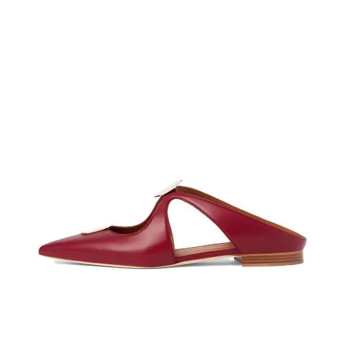 Malone Souliers Wrap-toe Slippers Women's Red