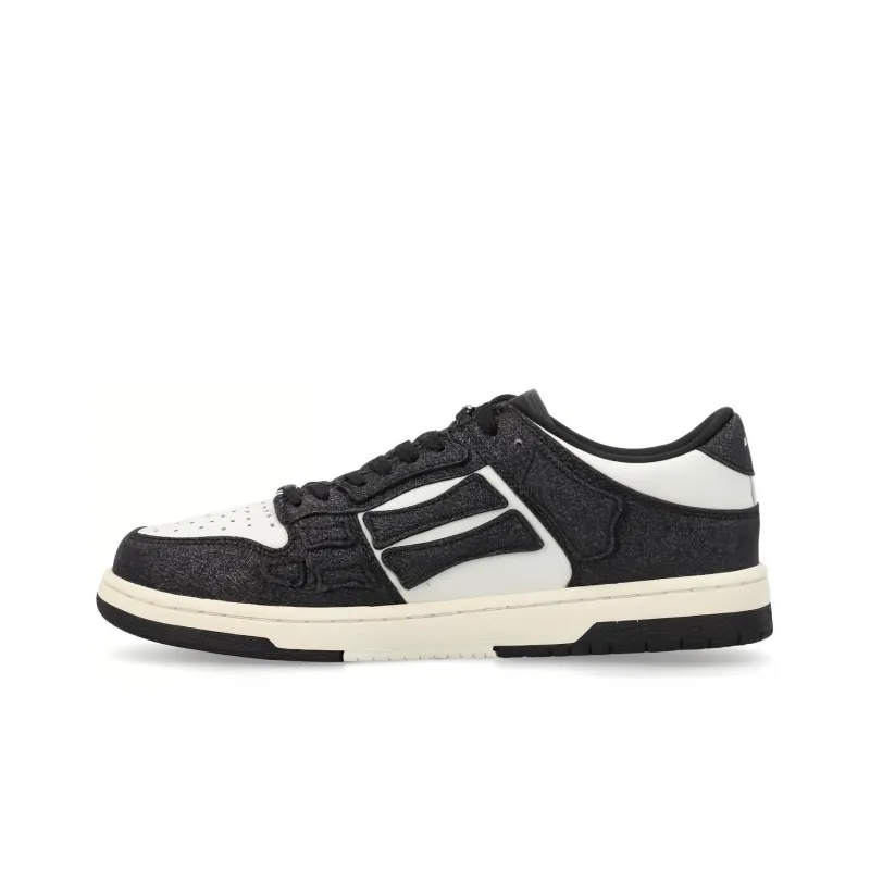 AMIRI Skel Top Low 'Crystal - Black'-0
