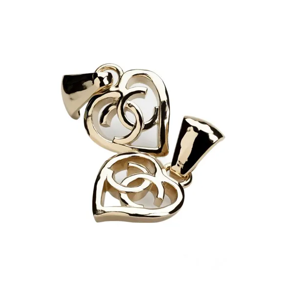CHANEL Metal Earrings Women's Gold-1