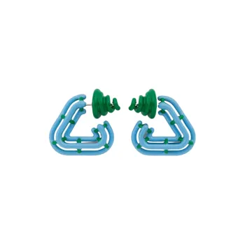 Bottega Veneta Earrings Women's Light Blue/Parrot Green