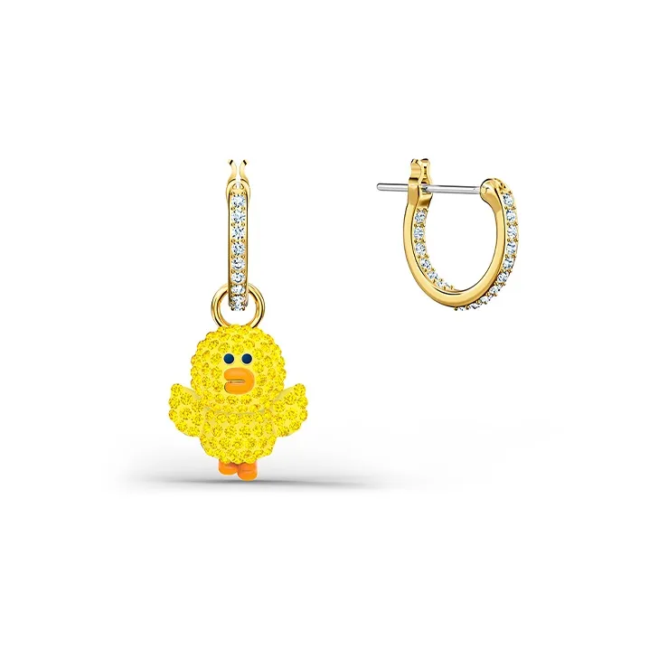 Swarovski Line Friends Earrings Women's Light Gradient-1