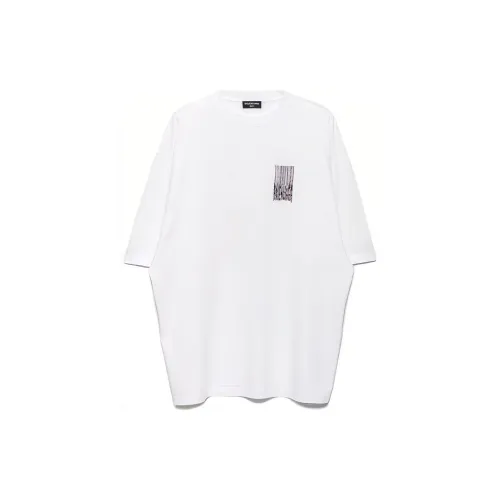 Balenciaga Wide Fit Barcode T-Shirt White