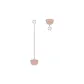 White Gold-Plated/Pink