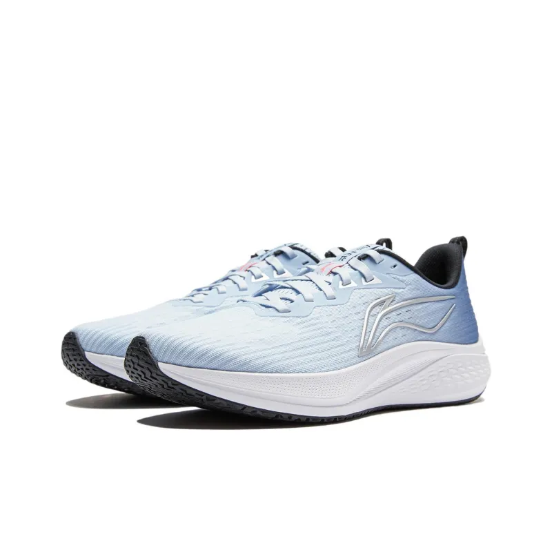 LiNing Red Hare 7 Cushioned Slip Resistant Lightweight Low Top Running Shoes Men's Blue-2