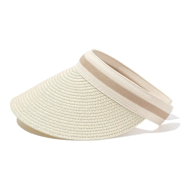 Pelloy Paper Straw Sun Protection Hats Women's-5