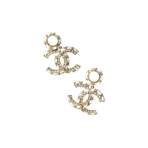 CHANEL Earrings Women's Gold