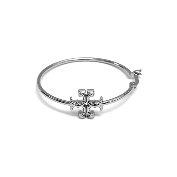 TORY BURCH Brass Earrings Women's Silver-2