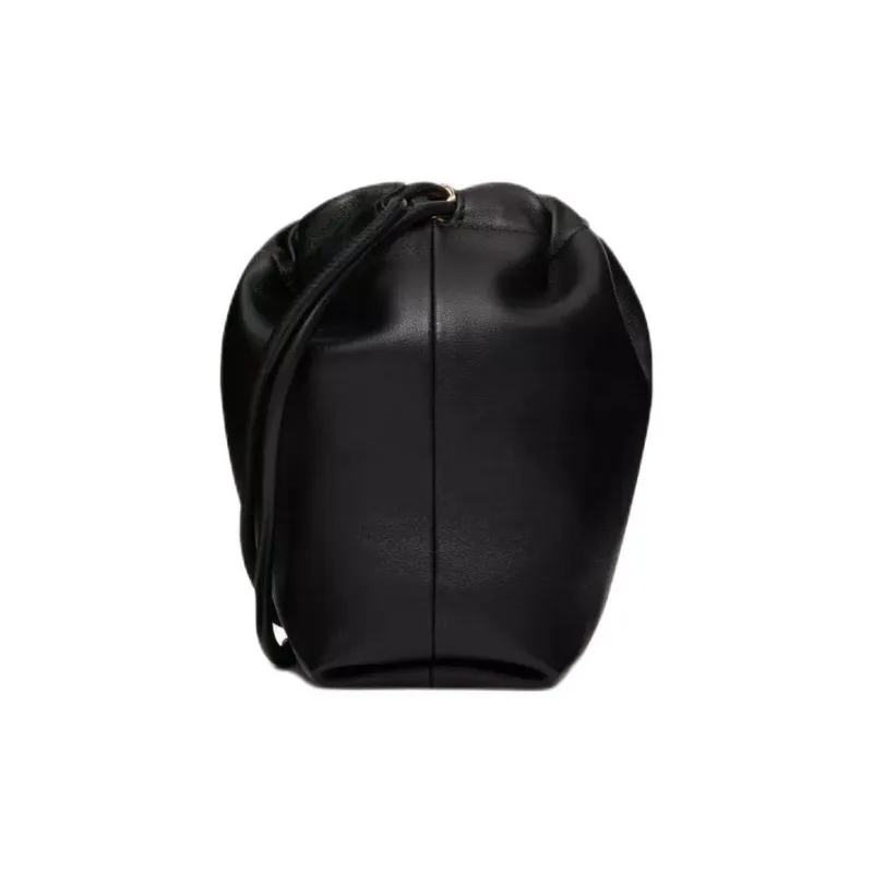 Valentino Nappa Leather Bucket Bags Shoulder Bag Crossbody Bag Mini Women's Black-2