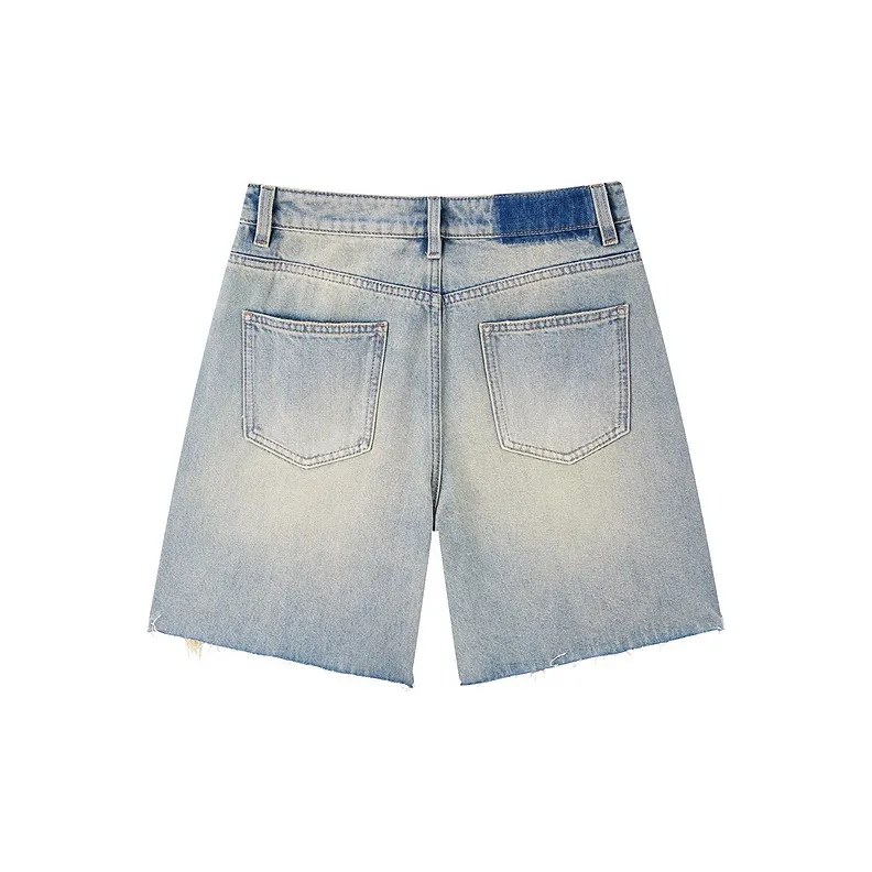 LEDIN Denim Shorts Women's Light Denim Blue-1