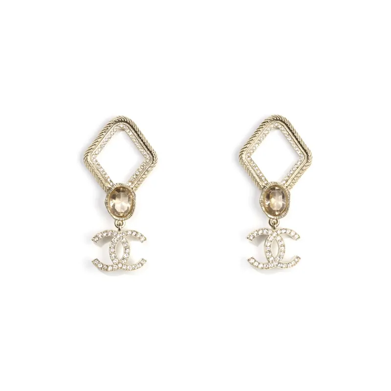 CHANEL Earrings Women's Gold-0