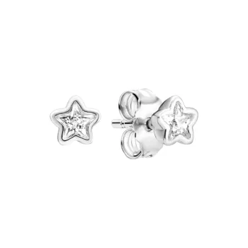 Pandora 925 Sterling Silver Earrings Women's Silver