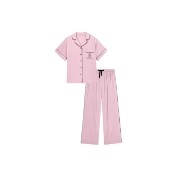 Victoria's Secret Pajama Set Women's Rose Purple